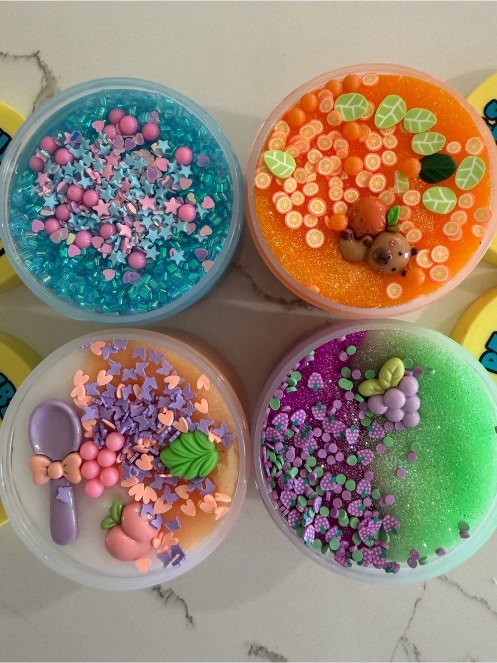 Peachybbies Slime bundle of 4 - Picture 2 of 2